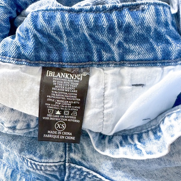 BLANKNYC Head Backstage Acid Wash Denim Romper Jumpsuit - Picture 9 of 14